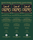 Law of Crimes, 28th Edition (3 Volumes) freeshipping - Joshua Legal Art Gallery - Professional Law Books