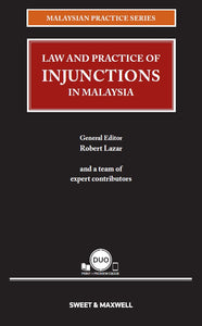 LAW AND PRACTICE OF INJUNCTIONS IN MALAYSIA freeshipping - Joshua Legal Art Gallery - Professional Law Books