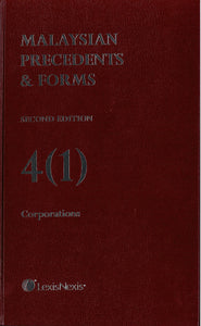 Malaysian Precedents & Forms Second Edition 4(1) Corporation freeshipping - Joshua Legal Art Gallery - Professional Law Books