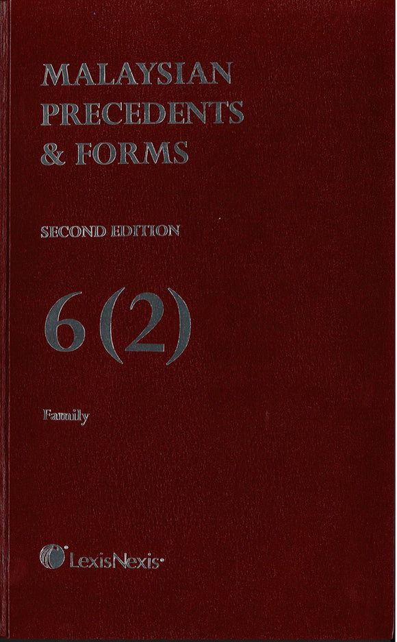 Precedents & Forms Second Edition 6(1) Family freeshipping - Joshua Legal Art Gallery - Professional Law Books