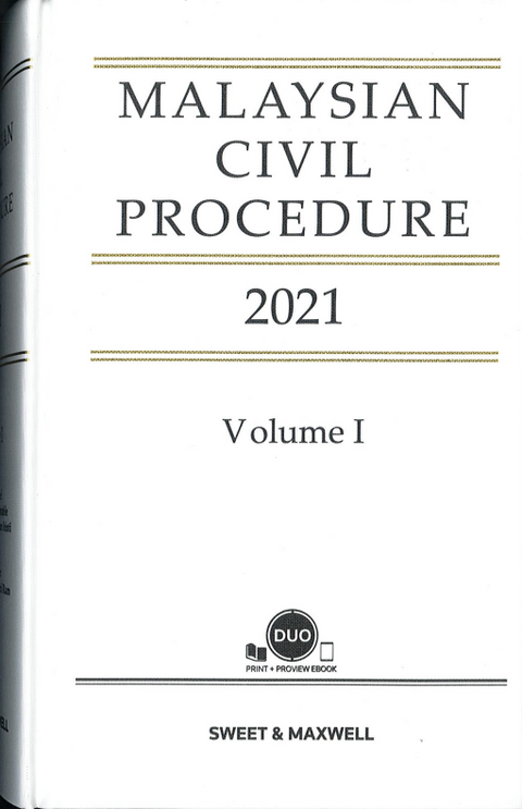 Malaysian Civil Procedure 2021 | (Malaysian White Book) + Free Proview