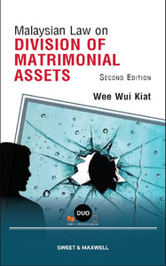 MALAYSIAN LAW ON DIVISION OF MATRIMONIAL ASSETS, SECOND EDITION freeshipping - Joshua Legal Art Gallery - Professional Law Books