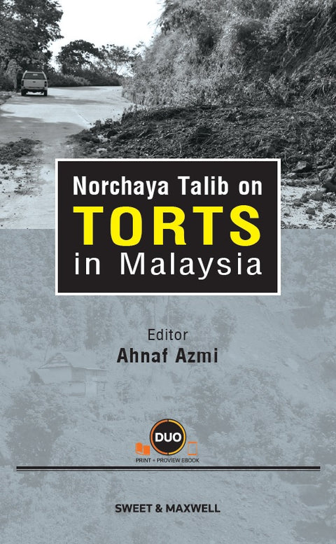 NORCHAYA TALIB ON TORTS IN MALAYSIA freeshipping - Joshua Legal Art Gallery - Professional Law Books