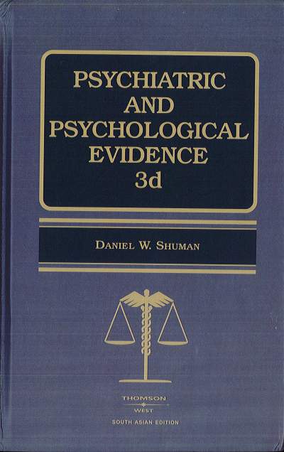 Psychiatric And Psychological Evidence, 3d freeshipping - Joshua Legal Art Gallery - Professional Law Books