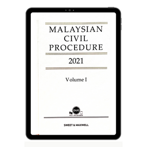 Malaysian Civil Procedure 2021, (Malaysian White Book) | E-Book