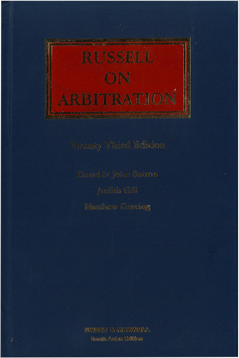 Russell on Arbitration, 23rd Edition freeshipping - Joshua Legal Art Gallery - Professional Law Books