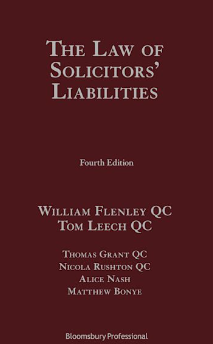 The Law of Solicitors’ Liabilities 4Th Edition | 2020