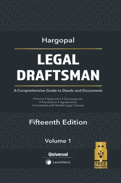 Legal Draftsman by Hargopal | Volume 1 & 2