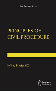 Jeffrey Pinsler SC : Principles of Civil Procedure