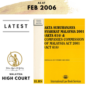 Akta Suruhanjaya Syarikat Malaysia 2001 (Akta 614) & Companies Commission of Malaysia Act 2001(Act 614)