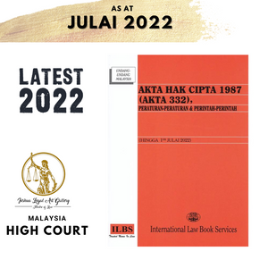 Akta Hak Cipta 1987 (Akta 332), Peraturan-Peraturan & Perintah-Perintah (Hingga 1hb Julai 2022)