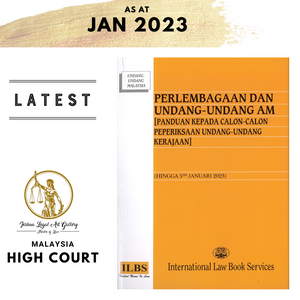 Perlembagaan dan Undang-Undang Am [Panduan Kepada Calon-Calon Peperiksaan Undang-Undang Kerajaan] (Hingga 5hb Jan 2023)