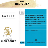 Human Rights Commission of Malaysia Act 1999 (Act 597) [Hingga 5hb Disember 2017]