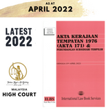 Akta Kerajaan Tempatan 1976 (Akta 171) & Perundangan Subsidiari Terpilih (Hingga 15hb April 2022)