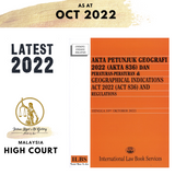 Akta Petunjuk Geografi 2022 (Akta 836) dan Peraturan-Peraturan (Hingga 10hb Oktober 2022)