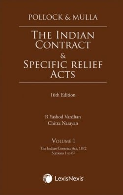 The Indian Contract & Specific Relief Acts, 16th Edition (Set of 2 Volumes) freeshipping - Joshua Legal Art Gallery - Professional Law Books