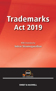 Trademarks Act 2019 with Overview freeshipping - Joshua Legal Art Gallery - Professional Law Books