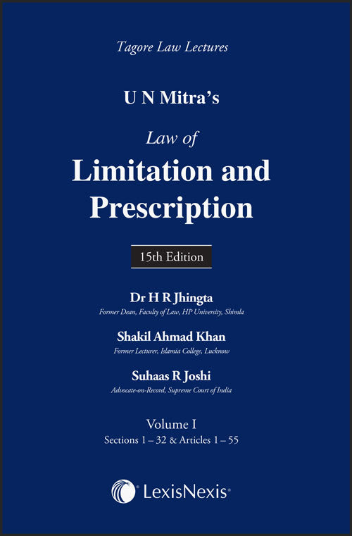 U N Mitra's Law of Limitation and Prescription (Set of 2 Volumes) freeshipping - Joshua Legal Art Gallery - Professional Law Books