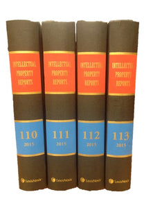 Intellectual Property Reports Vol 1- 113 Bound Volumes freeshipping - Joshua Legal Art Gallery - Professional Law Books