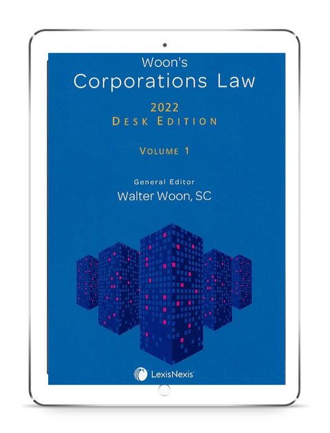 Woon’s Corporations Law 2022 Desk Edition (2 Volumes) | 2022 (E-Book)