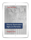 Minority Shareholders' Rights and Remedies, 3rd Edition (E-Book)