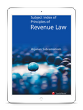 Subject Index of Principles of Revenue Law (E-book)