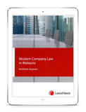 Modern Company Law In Malaysia by Krishnan Arjunan | E-Book