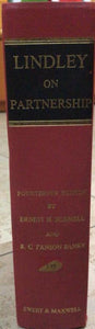 Lindley on Partnership, 14th Edition freeshipping - Joshua Legal Art Gallery - Professional Law Books