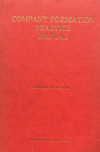 Company Formation Practice Manual freeshipping - Joshua Legal Art Gallery - Professional Law Books