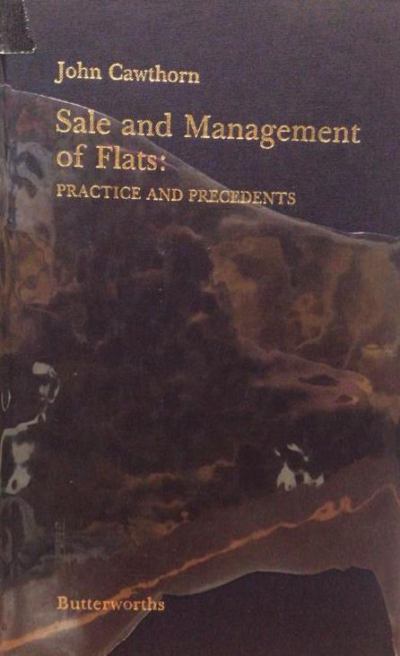 Sale and Management of Flat: Practice and Precedents freeshipping - Joshua Legal Art Gallery - Professional Law Books