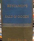 Benjamin's Sale of Goods, 2nd Edition 1981 A.G Guest freeshipping - Joshua Legal Art Gallery - Professional Law Books