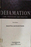 Defamation Law Procedure and Practice, 3rd Edition freeshipping - Joshua Legal Art Gallery - Professional Law Books