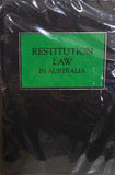 Restitution Law in Australia freeshipping - Joshua Legal Art Gallery - Professional Law Books