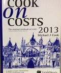 Cook on Costs 2013 freeshipping - Joshua Legal Art Gallery - Professional Law Books