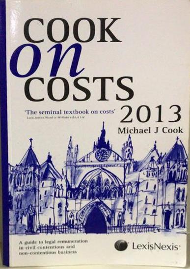 Cook on Costs 2013 freeshipping - Joshua Legal Art Gallery - Professional Law Books