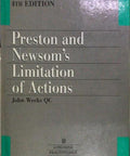 Preston & Newsom Limitation of Actions, 4th Edition freeshipping - Joshua Legal Art Gallery - Professional Law Books