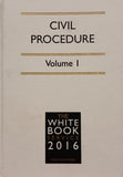 Civil Procedure (White Book, 2 Volumes) 2016