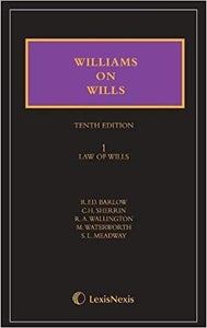 Williams on Wills (2 Vol Sets) freeshipping - Joshua Legal Art Gallery - Professional Law Books
