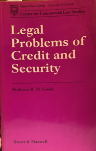 Legal Problems Of Credit And Security freeshipping - Joshua Legal Art Gallery - Professional Law Books
