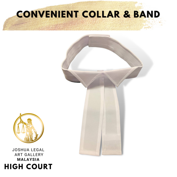 Men's Convenient Collar & Band (For Barristers Lawyer & Judges)
