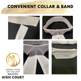 Men's Convenient Collar & Band (For Barristers Lawyer & Judges)