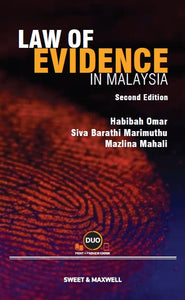 Law Of Evidence In Malaysia freeshipping - Joshua Legal Art Gallery - Professional Law Books