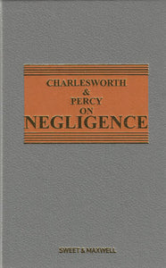 Charlesworth & Percy on Negligence, 13th Edition freeshipping - Joshua Legal Art Gallery - Professional Law Books