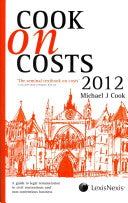 Cook on Costs 2012