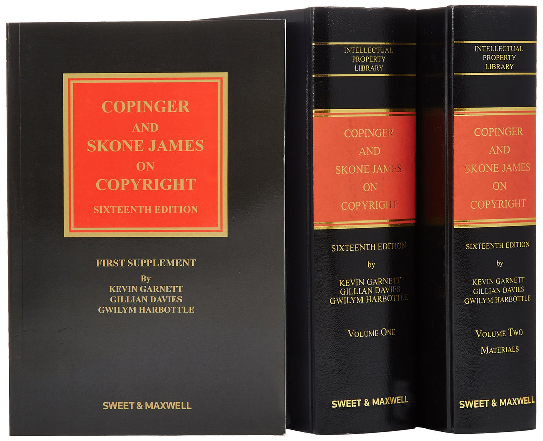Buy Copinger & Skone James on Copyright Mainwork & Supplement 16th ...