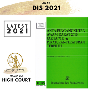 Akta Pengangkutan Awam Darat 2010 (Akta 715) & Peraturan-Peraturan Terpilih (Hingga 1hb Disember 2021)