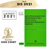 Akta Pengangkutan Awam Darat 2010 (Akta 715) & Peraturan-Peraturan Terpilih (Hingga 1hb Disember 2021)