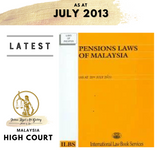Pensions Law Of Malaysia (As At 20th July 2013)