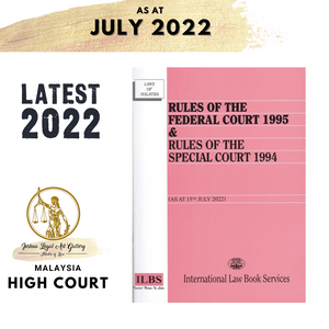 Rules of the Federal Court 1995 & Rules of the Special Court 1994 [As at 15th July 2022]