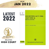 Societies Act 1966 (Act 832) & Regulations [As At 5th January 2022]